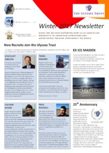 Ulysses Trust Newsletter - Winter 2017 - front cover